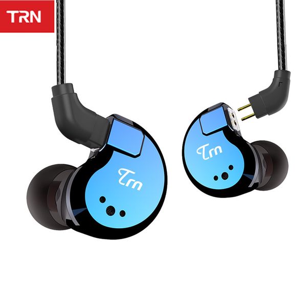 

trn v80 2ba+2dd hybrid metal in ear earphone hifi dj monito running sport earphone earplug headset detachable cable as10\t2\v30