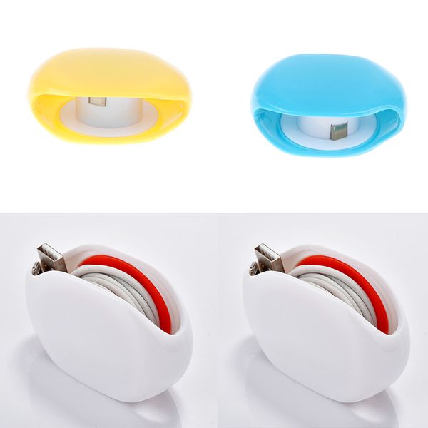 

2 pcs automatic cable winder cord organizer holder for headphones