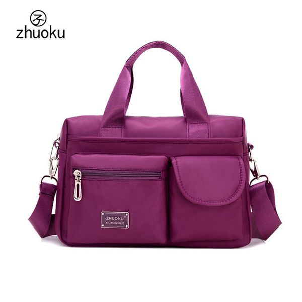 

zhuoku waterproof messenger shoulder bag women travel handbag women bags 2019 summer bag women big bolsas feminina c19032701