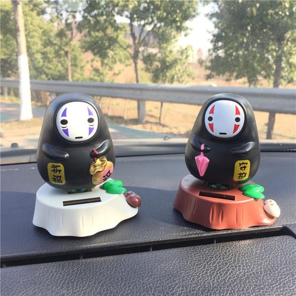 

car ornaments bobblehead shaking head toys cartoon anime faceless male exquisite decoration dashboard accessories