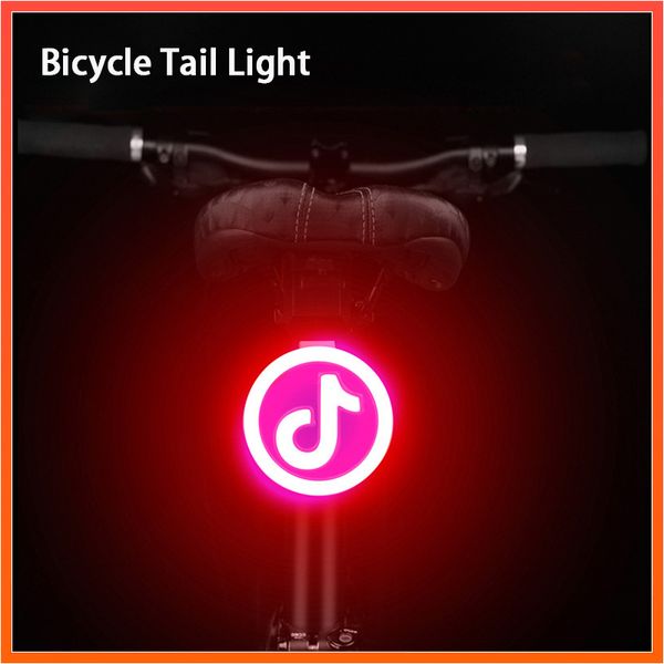 

bicycle light multi lighting modes usb charge led tail rear bicycle lights for mountains bike night riding taillight