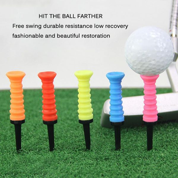 

elastic ball holder multicolored golfing golf tees practical training accessories supplies professional exercises golf tee hdrmc