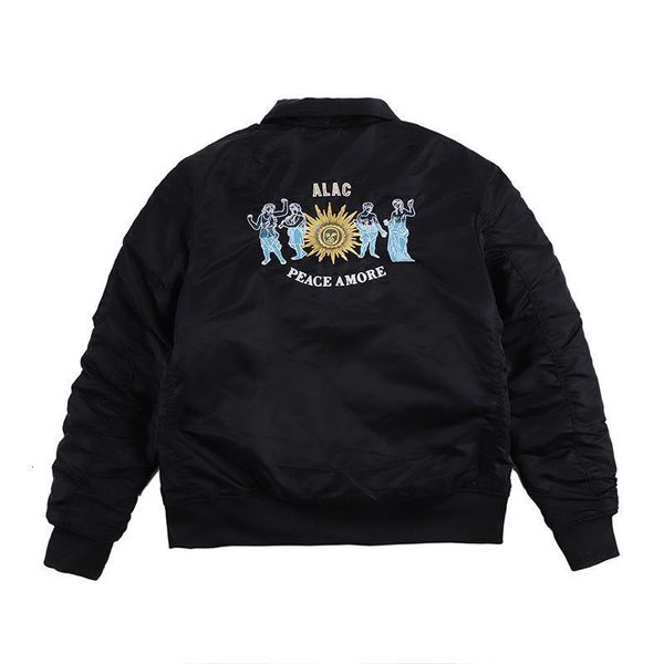 

19fw sport baseball uniform jackets embroidery pattern warm wear rhombus lattice coats street outerwear winter cotton outdoor hfhljk087, Black;brown