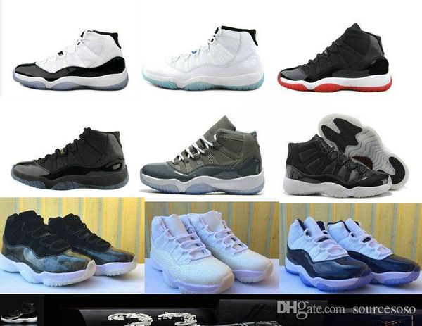 

11 xi barons space jam bred gamma blue basketball shoes men women 11s concords 72-10 legend blue cool grey sneakers