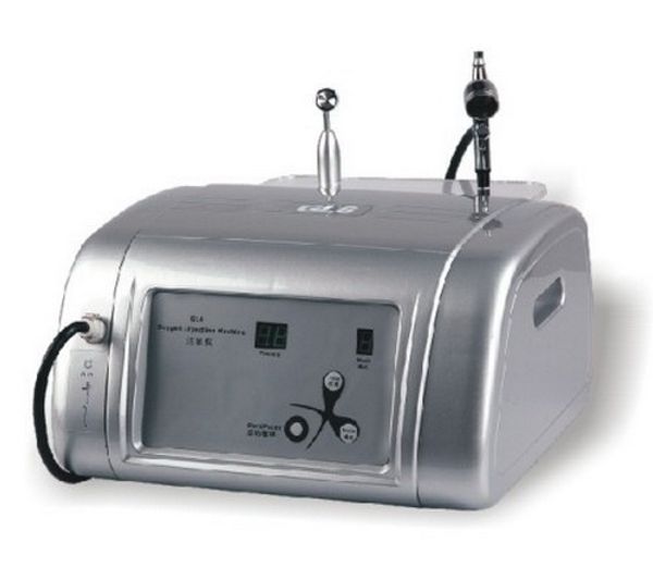 

portable water oxygen and oxygen spray 2 in 1 oxygen facial machine for salon home use, Black;white