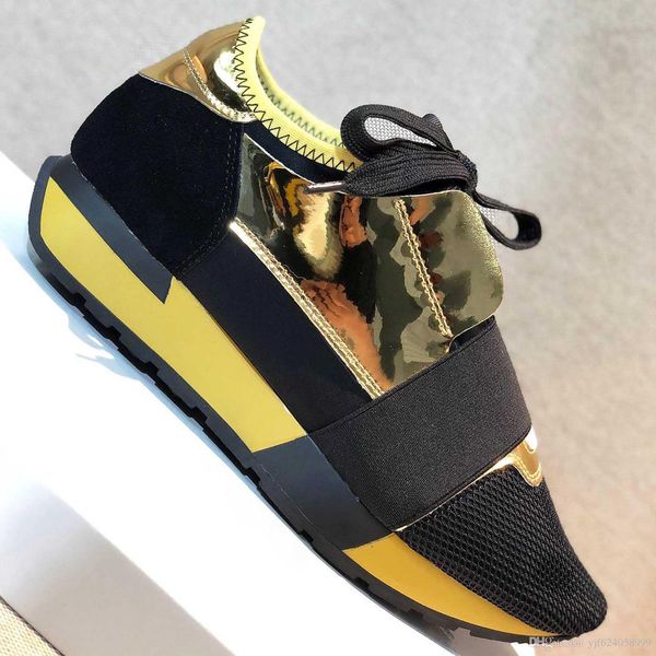 

2019 womens design sports shoes lightweight sneakers leather comfortable casual party dress fashion shoes with original box qy, Black