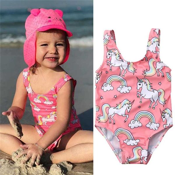 

unicorn one piece swimsuit summer newborn toddler baby kids girl swimsuit swimwear swimming bikini girls bathing suit beachwear