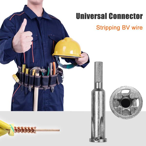 

5 hole electrician universal automatic twisting wire stripping and doubling hand tools electrician tools wire stripper 73x24mm#w