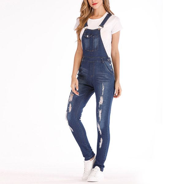 

fashion denim overalls for women jumpsuit female denim rompers womens playsuit salopette straps overalls rompers, Black;white