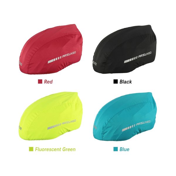 

waterproof bike helmet cover with reflective strip cycling bicycle helmet rain cover road bicycle helmet water snow cover cycling helmets