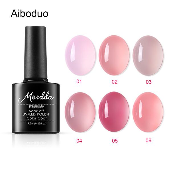 

aiboduo nail polish quick dry pure color nude jelly gel healthy red nail art polish lacquer varnish manicure art
