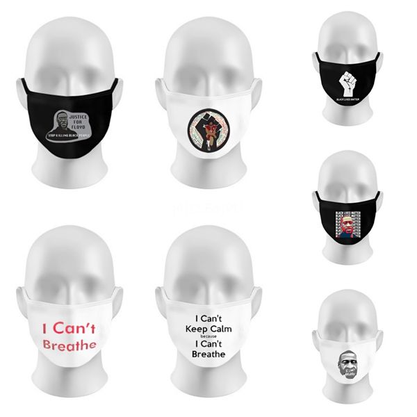 

in stocks designer letter adults face mask 3 layer ear-loop dust mouth masks er woven maske soft breathable dustproof part k #363