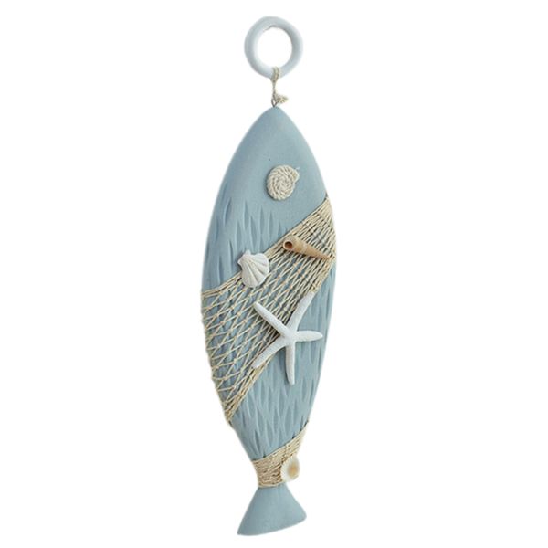 

wooden fish pendant decor wall hanging ornament