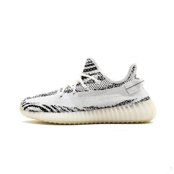 

promotion kanye west v2 men desinger running shoes women trainers zebra black bred cream white sesame sports zapatos sneake