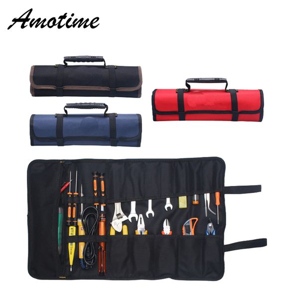 

universal motorcycle tools bag multifunction oxford pocket toolkit rolled bag portable large capacity bags for crf1000l
