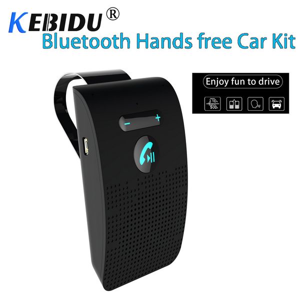 

kebidu bluetooth 4.2 wireless auto speakerphone handscar kit sun visor hi-fi lound speaker for car