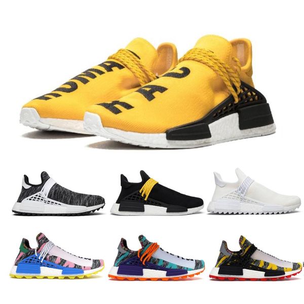 

nmd human race p pharrell williams hu trail nerd men women running shoes xr1 black nerd designer sneakers sports shoes, White;red