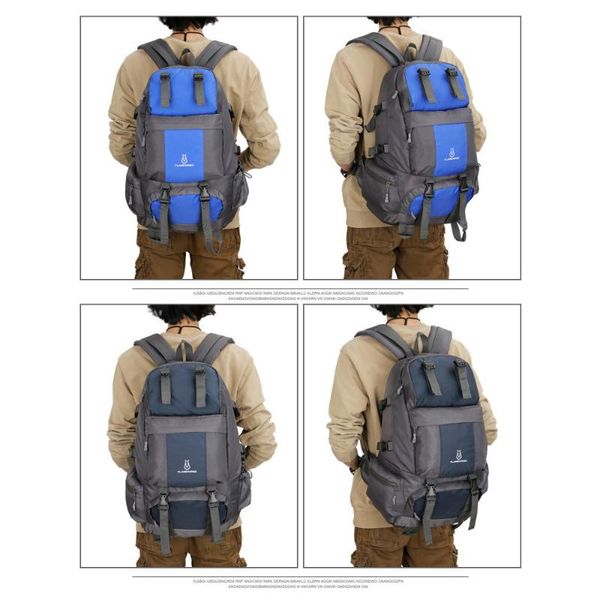 

loozykit 50l outdoor hiking backpack waterproof mountaineering travel bag sport backpack climbing rucksack