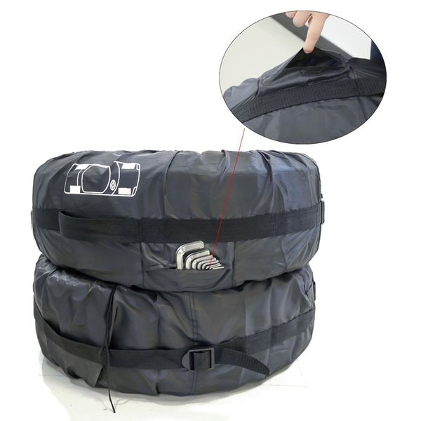 

4pcs spare tire cover case polyester automobile tires storage bag covers auto car tyre accessories vehicle wheel rim protector