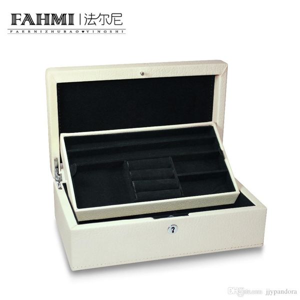 

FAHMI Original Charm Fashion Atmosphere Jewelry Gift Box Women's Jewelry Protection Box Bracelet Necklace Ring Stud Storage Box