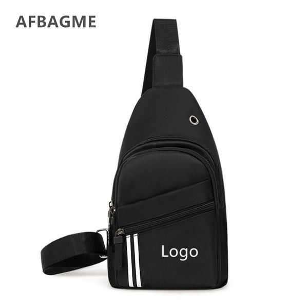 

afbagme 2019 men oxford japan and korean style hobos bags cloth badge chest bag wild small bag fashion pockets fashion chest