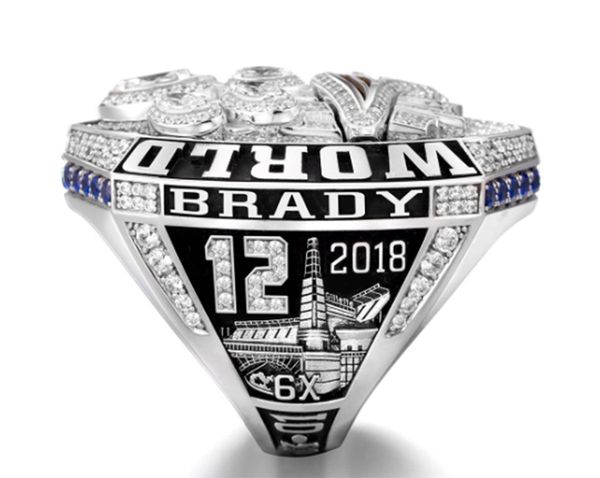 

new arrival size 6-15 2018 2019 season patriot championship ring, Golden;silver