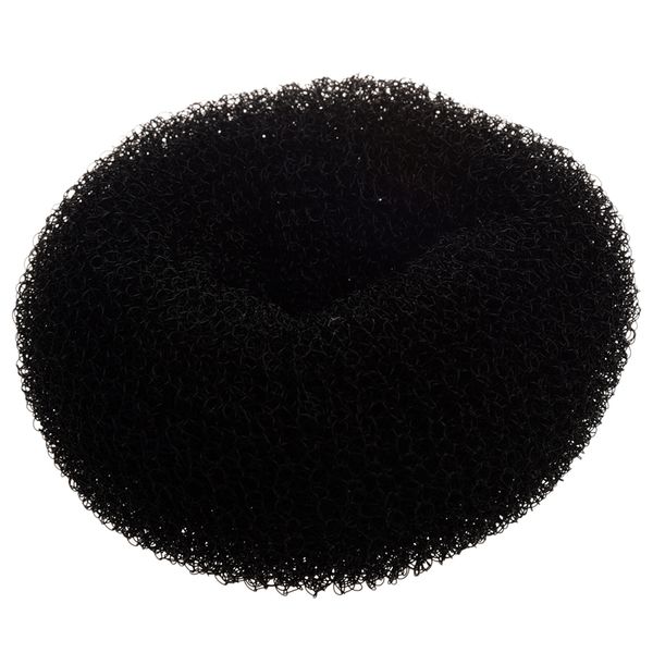 

new-black bun hair former donut doughnut shaper ring styler hairdressing diameter:9cm, Brown