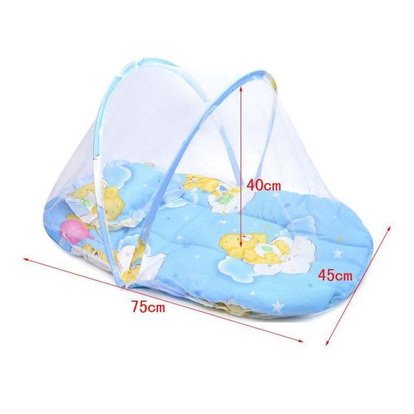 

2019 new baby cotton шпаргалки сетки складная портативный младенческой детские путешествия москитная сетка шпаргалка кровать палатка с подуш