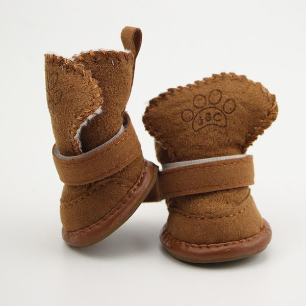

cat обувь хлопок смешать snow walking обувь для собак симпатичные собаки boots зоотоваров 4 шт зима теплая обувь для собак puppy кроссовки