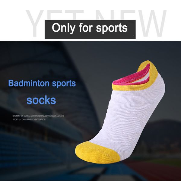 

3 pairs outdoor running cycling socks women thick towel bottom badminton tennis socks summer cotton ankle female heq676, Black