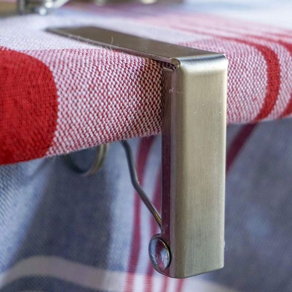 

выносливость нержавеющей стали скатерть клипы, набор 4, серебро скатерть