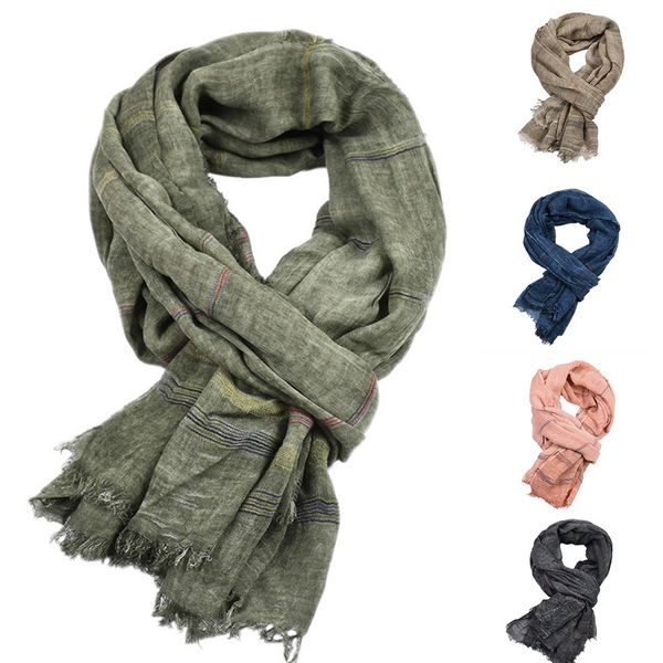 

fashion scarf women winter striped tassel scarf soft winter scarves long scarves for men women#p3, Blue;gray