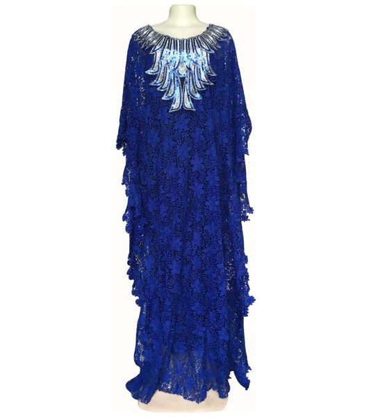 

2 piece set супер размер african платье для женщин нового стиля африканского dashiki мода водорастворимых кружев сыпучего бисер длинного пла, Red