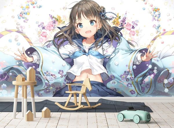 

self-adhesive] 3d flower fairy 14433 japan anime wall paper mural wall print decal murals