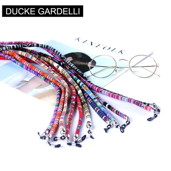 

ducke gardelli retro eyeglass sunglasses cotton neck string cord retainer strap eyeglasses eyewear lanyard holder 0121, Silver
