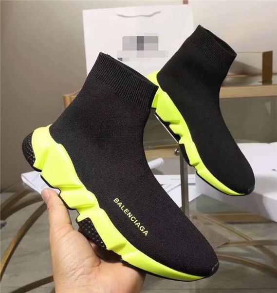 

Новая мода женщины и мужчины повседневные носки обувь вязание эластичные сапоги