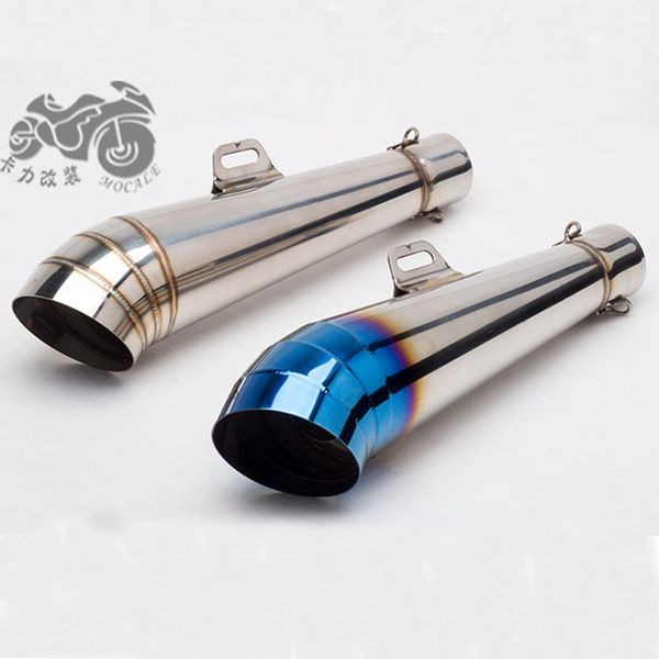 

yolinson new model stainless steel 51mm universal motorcycle exhaust pipe muffler racing exhaust with db killer