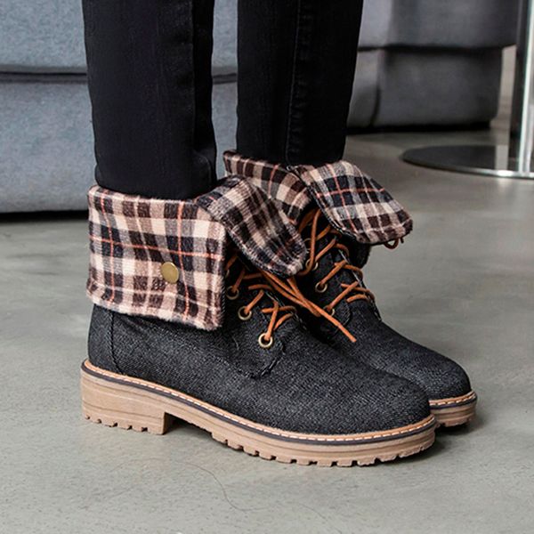 

fashion women snow boots heels winter boots arrival ankle women shoes warm fur plush insole shoes woman ladies shoes#j30, Black