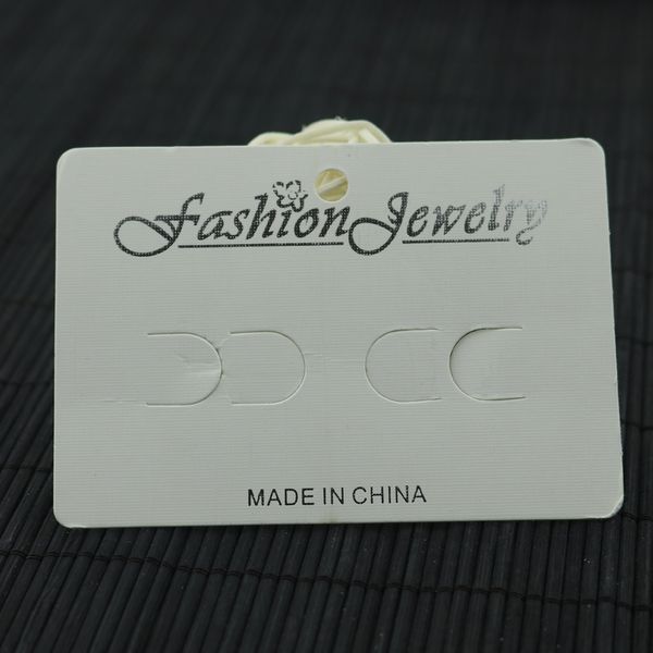 

wholesale 100pcs 7*10cm white diy simple hair clip display card women barrette products package card can customized logo, Pink;blue