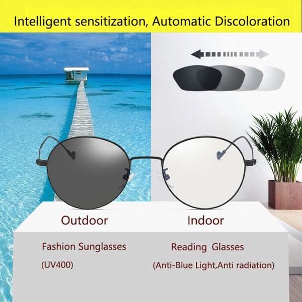 

filter computer glasses for blocking uv anti blue light eye eyestrain transition pchromic gaming glasses women men, White;black