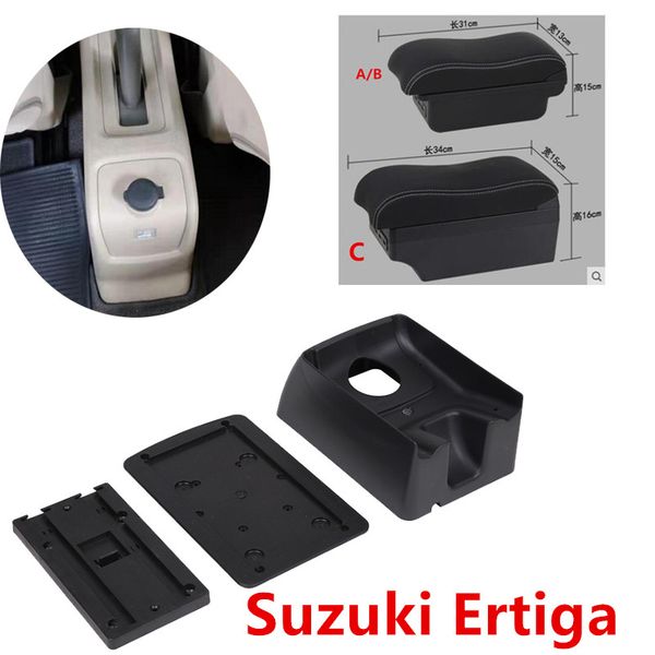 

for ertiga armrest box universal car center console modification accessories with usb