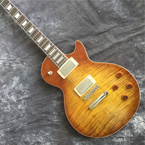 

бесплатная доставка brand new электрогитара марка oem + цвет желтый электрогитара в китае