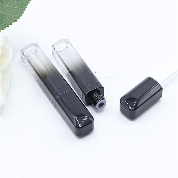 

4ml gradient black empty lip gloss tube travel mini liquid batom lip serum sleeping mask base foundation containers f3398