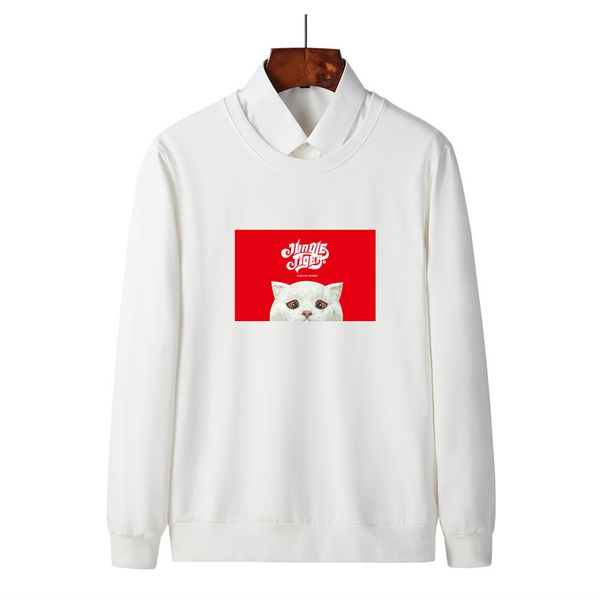 

мужская дизайнер толстовка мода транд мальчики сплошной цвет топы мультфильм печати одежда 2019 новое прибытие толстовки осень одежда оптом, Black