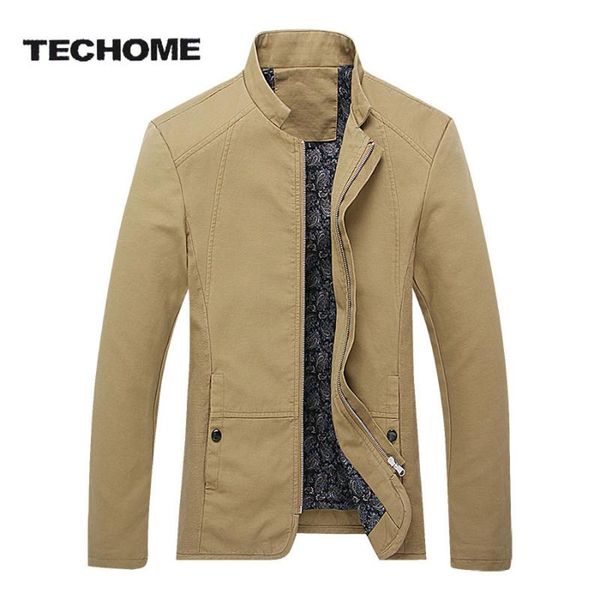 

new 2016 jacket men fashion jaqueta masculina wild cardigan mens jacket bomber men jackets and coats plus size 4xl 5xl, Black;brown