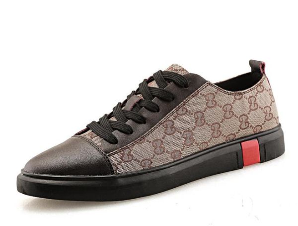 

2019 высокое качество Модный дизайнер Мужчины Натуральная Кожа Классическая печат