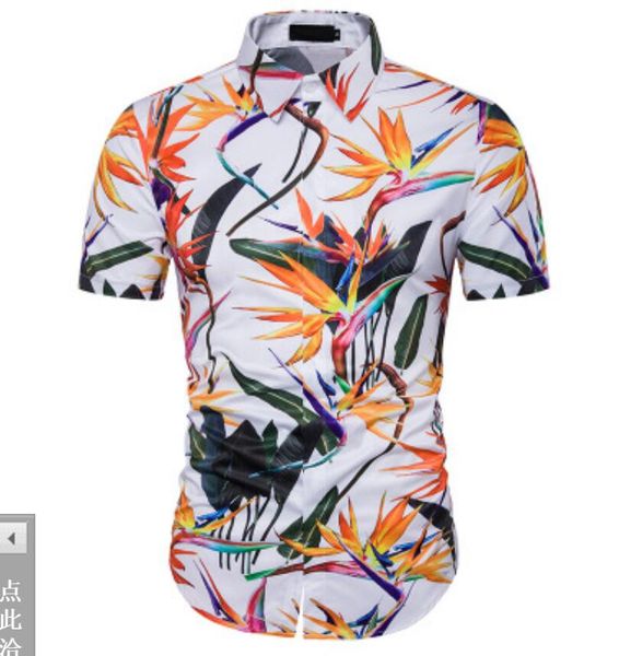 2019 19 New Type Men S Clothes Short Sleeved Shirts 3d Printing