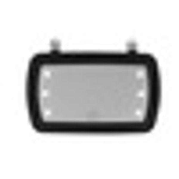 

2pcs car inner front led light lighted clip on sun visor vanity mirror universal