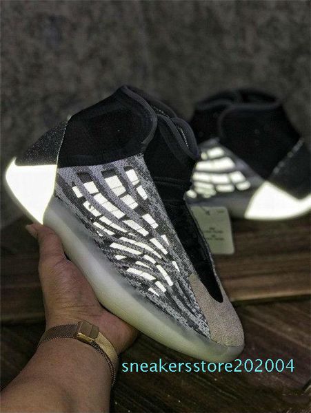 

quantum west runingl shoes static white mid mens c shoes for mens kanye west designer casual shoes sneaker s04, Black