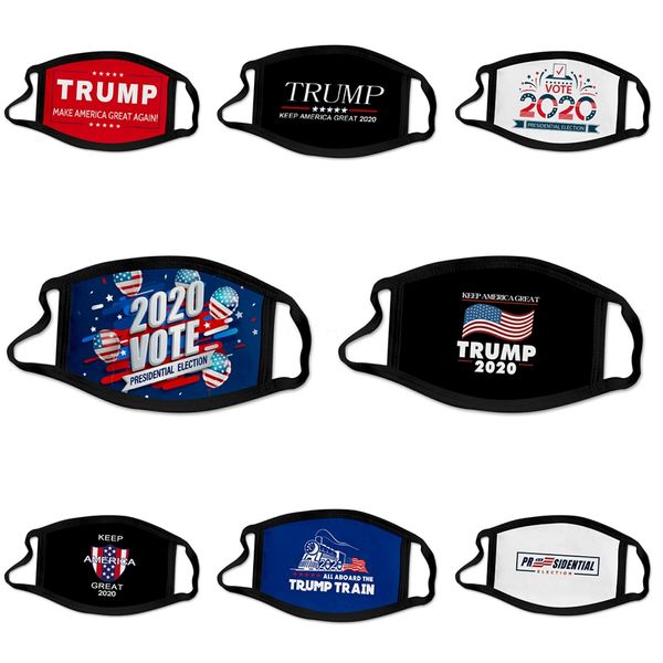 

usa flag mask independence day face masks dustproof fashion 3d printing designer trump face masks fabric washable mask for adults and kid #3